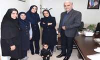 حضور کوتاهترین مرد دنیا در بیمارستان هاشمی نژاد