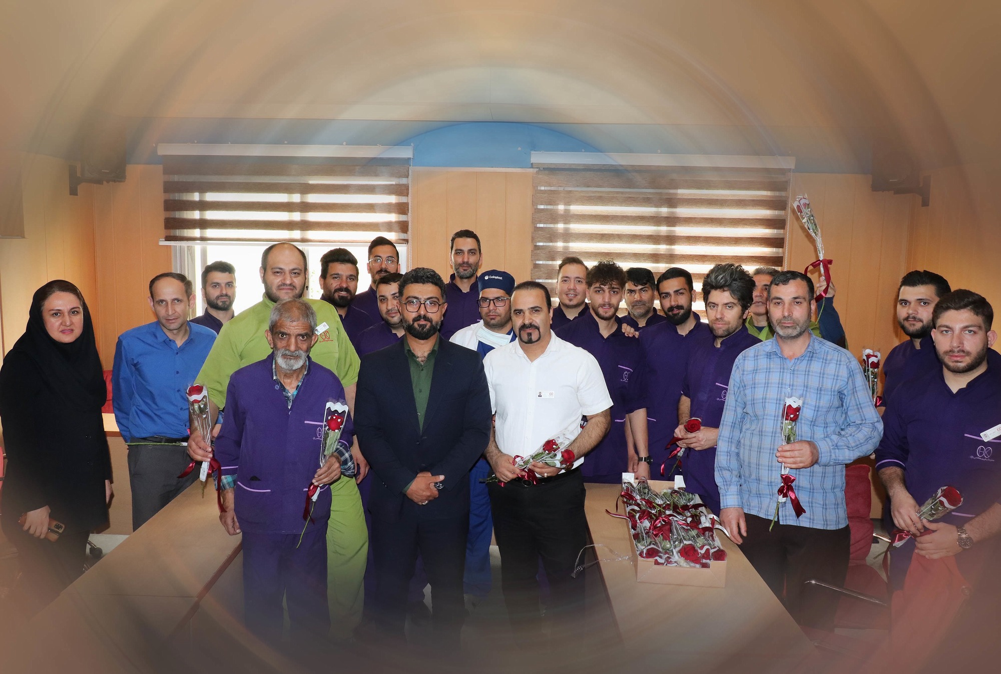 گرامیداشت روز کارگر در بیمارستان شهید هاشمی نژاد